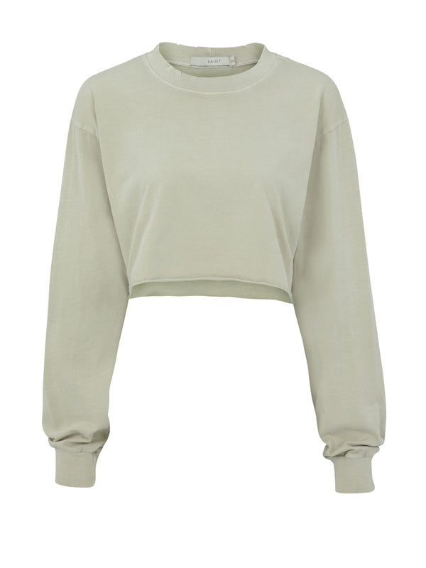 Oversized cropped tee