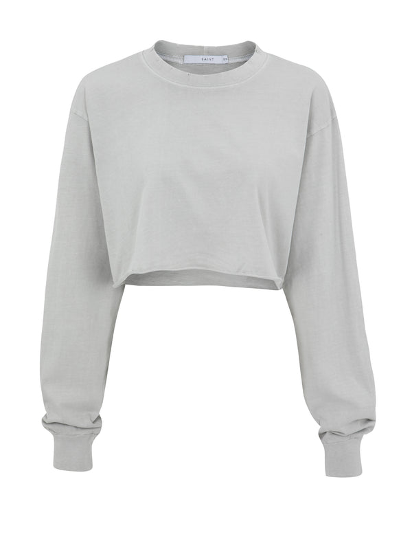 Oversized cropped tee