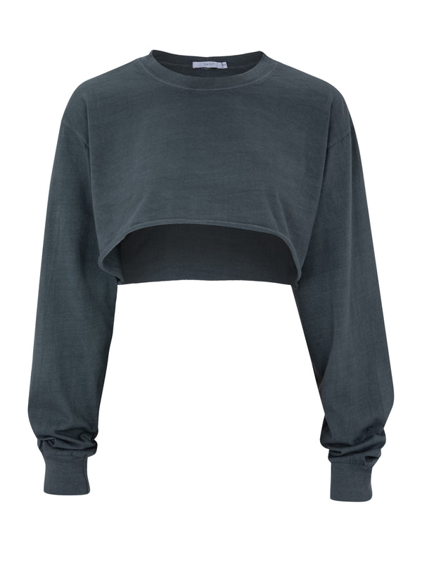 Oversized cropped tee