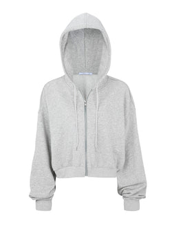Relaxed zip up hoodie