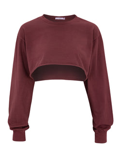 Oversized crop tee